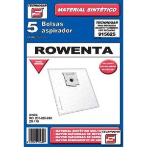 BOLSA ASPIRADOR ROWENTA AMBIA 5 UNIDADES SINTETICA