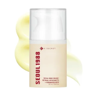 K-SECRET | Seoul 1988 Cream: Retinal Liposome 1% + Fermented Rice - 50ml