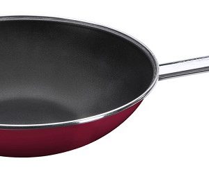 Wok Vasconia Acero Antiadherente Dim. 28 cm Elegance