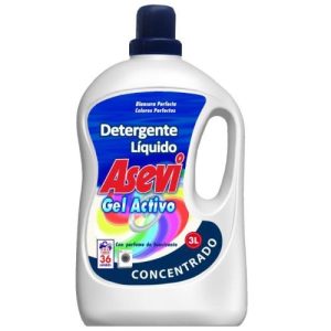 DETERGENTE LIQUIDO GEL ACTIVO ASEVI 3L