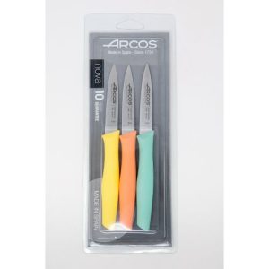 JUEGO COCINA 3 CUCHILLOS COLORES