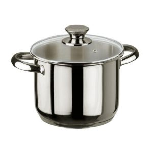 OLLA ECCO INOX TAPA CRISTAL 32CM