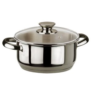 CACEROLA ECCO INOX TAPA CRISTAL 14CM