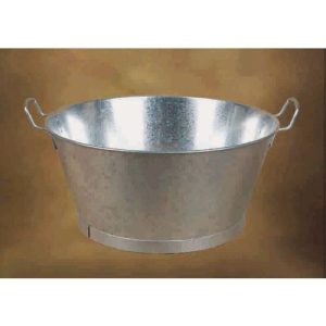 BARREÑO GALVANIZADO BAÑO 20″ 50CM 30L