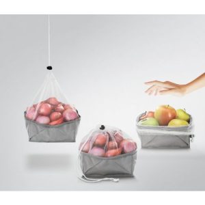 SACO MULTIUSO C/MALLA AJUSTABLE PLEGABLE 18X18CM