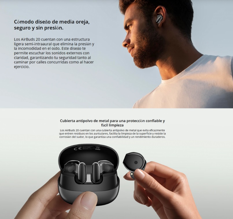 Auriculares Inalámbricos Blackview AirBuds20
