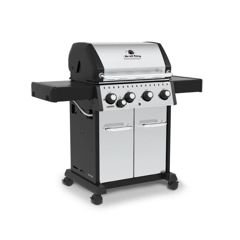 Barbacoa Broil King Crown S440 Silver con hornalla