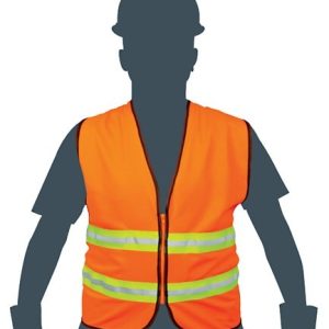 Set de 10 Chalecos de Seguridad Naranja Truper CHS-600N