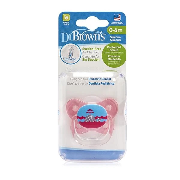 Chupete Dr. Brown’s Etapas 1, 2, 3 Motivo Niña o Niño