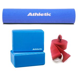 COMBO YOGA ATHLETIC COLCHONETA 6MM + LADRILLOS + CORREA