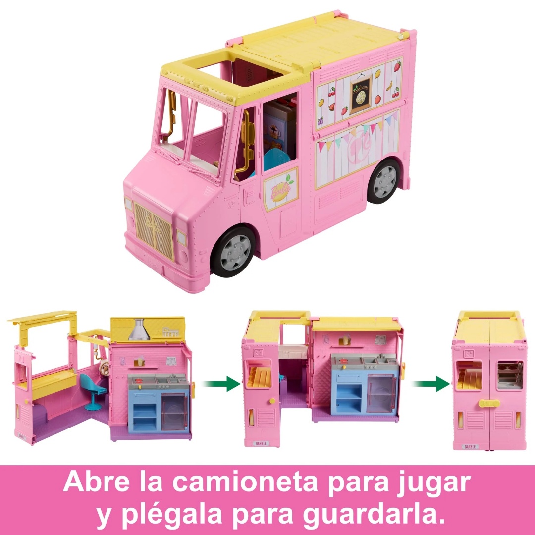 Camión De Limonadas Barbie Sobre Ruedas – HPL71 - Imagen 3