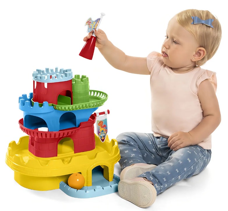 Castillo Desmontable Calesita Didactico En Bolsa Ta Te Ti