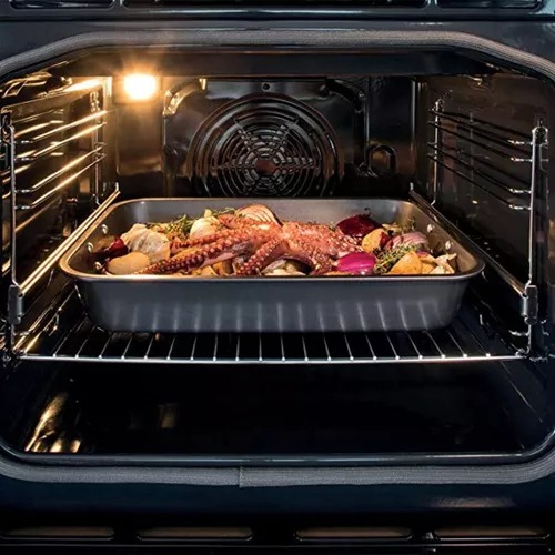 Cocina Itimat Combinada Inox Hierro Fundido T Digital - Imagen 3