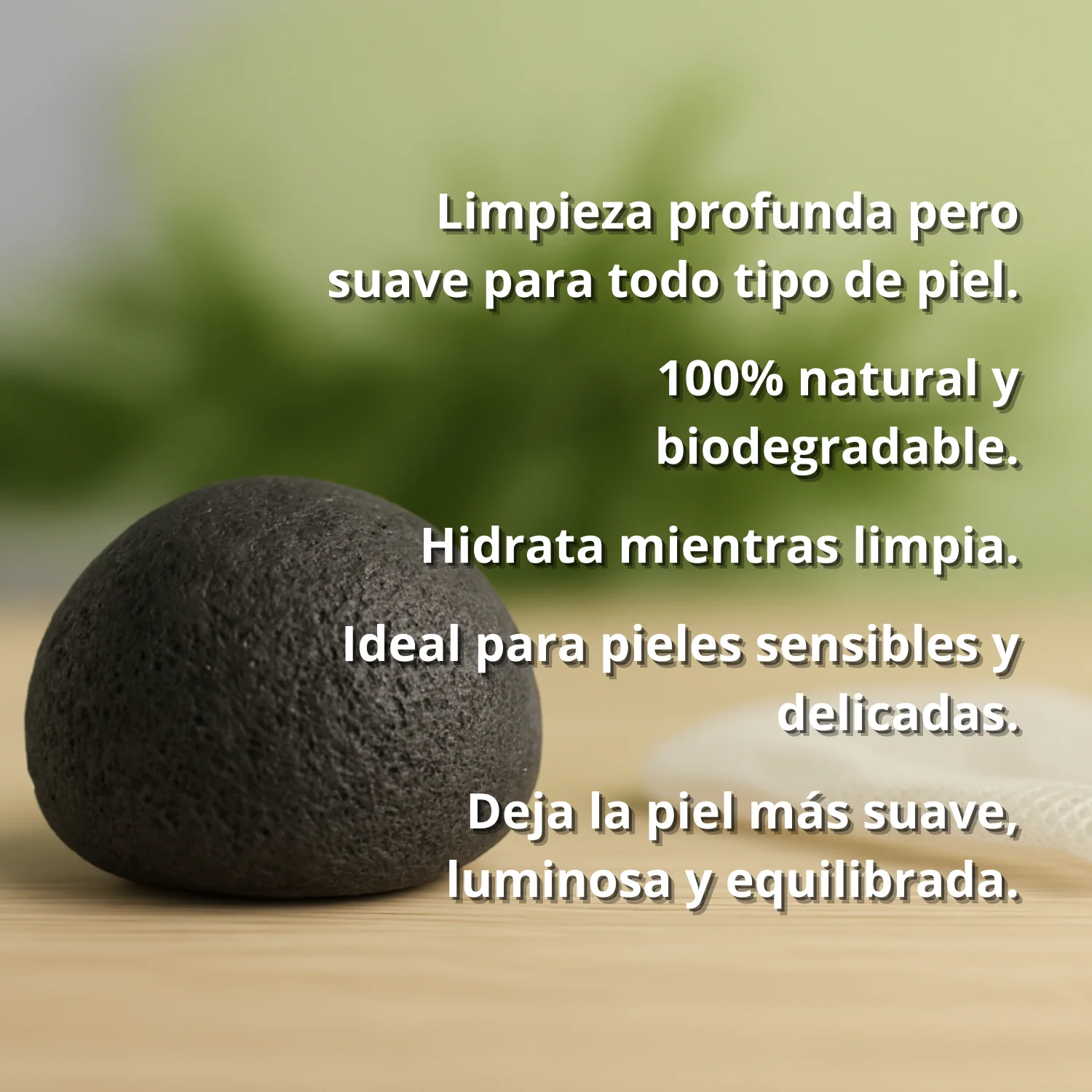 🖤 Pack Konjac + Alumbre Carbón Activo HBM – Detox y Protección