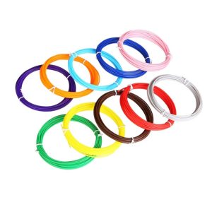 Kit de 10 Rollos de Filamento para Lapiz 3D PCL Creality 1.75mm 10x5m