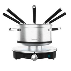Fondue Eléctrica Cecotec De Queso, Chocolate y Aceite Fun Gourmetfondue Advance