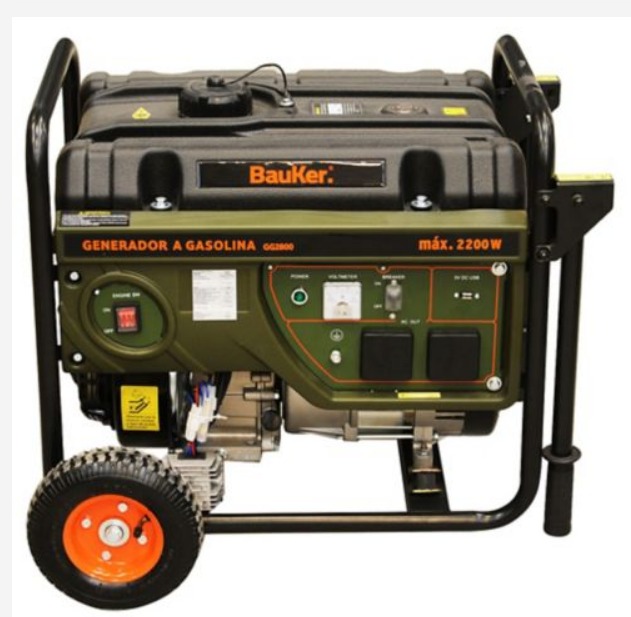 Generador 3,0 hp Gasolina Bauker