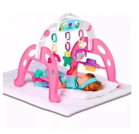 Gimmnasio Para Bebe Calesita Rosa Baby Gym Ta Te Ti
