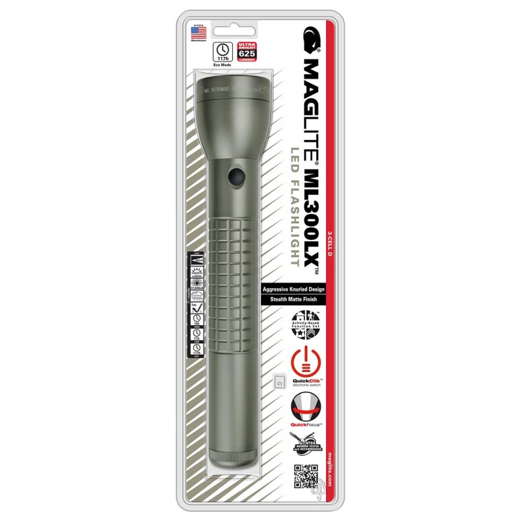 Linterna Maglite Led de Alta Intensidad ML300LX 3D Police