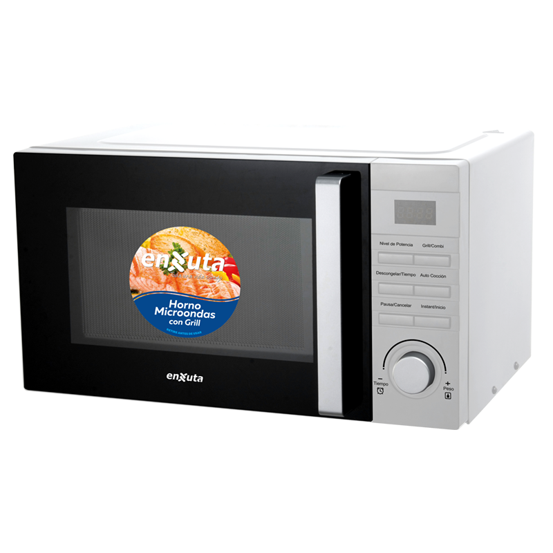 Microondas Enxuta 23 Litros Digital Blanco con Grill