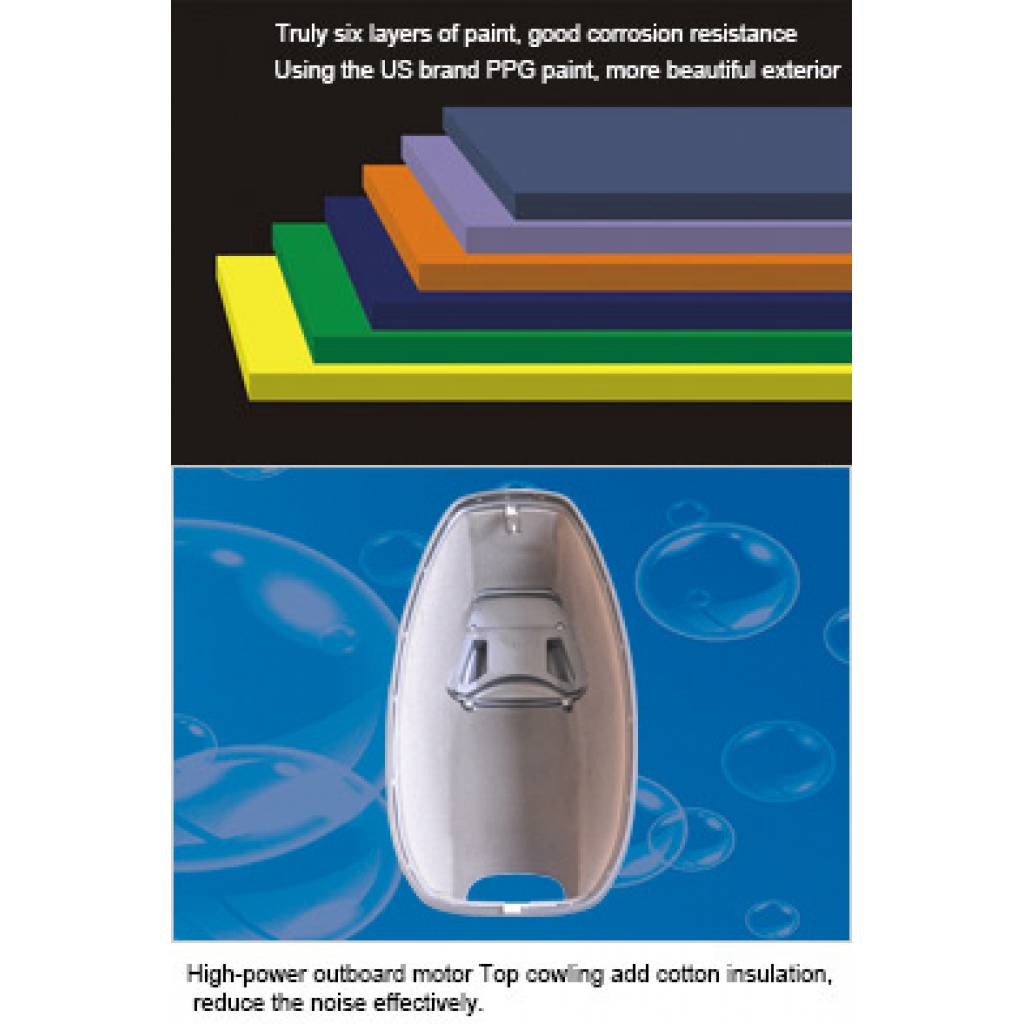 Motor Fuera de Borda Hidea 25HP/ 2T/ Pata Corta 496cc