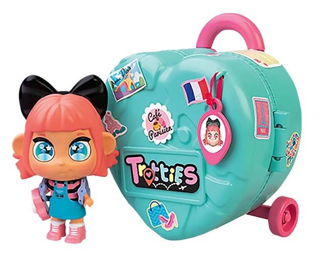 Muñeca Pinypon Famosa Mini Trottie Valija Con Accesorios - Imagen 4