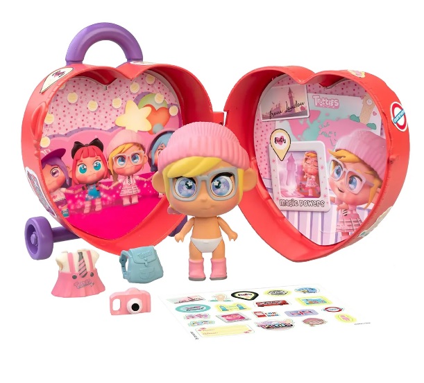 Muñeca Pinypon Famosa Mini Trottie Valija Con Accesorios - Imagen 7