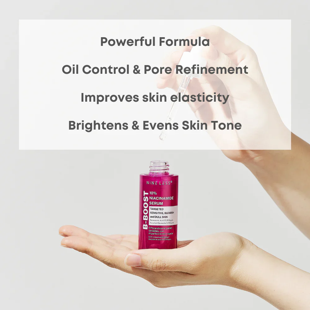 NINE LESS | B-Bost 10% Niacinamide Serum - 30 ml - Imagen 3