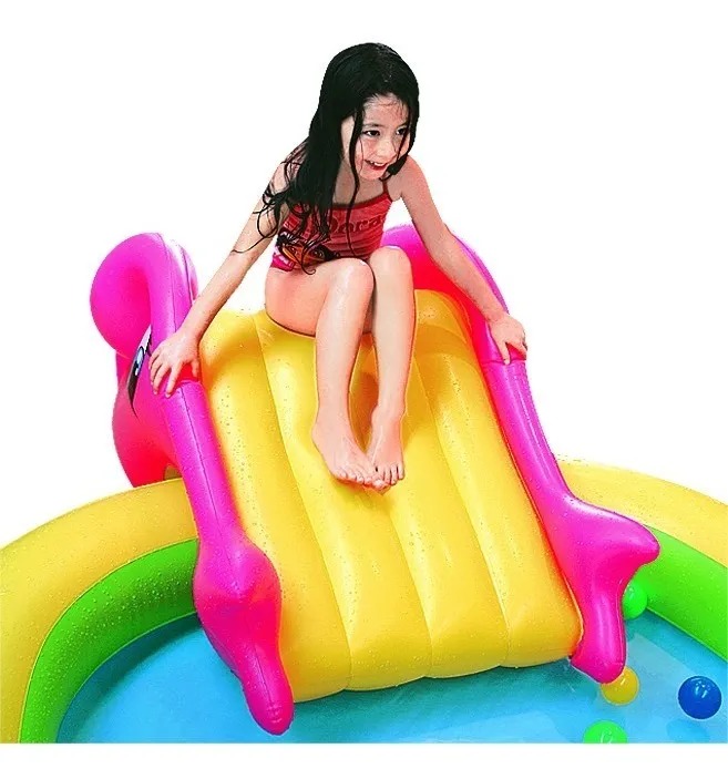 Piscina para Niños Con Actividades 298x165x55cm 256 Lts