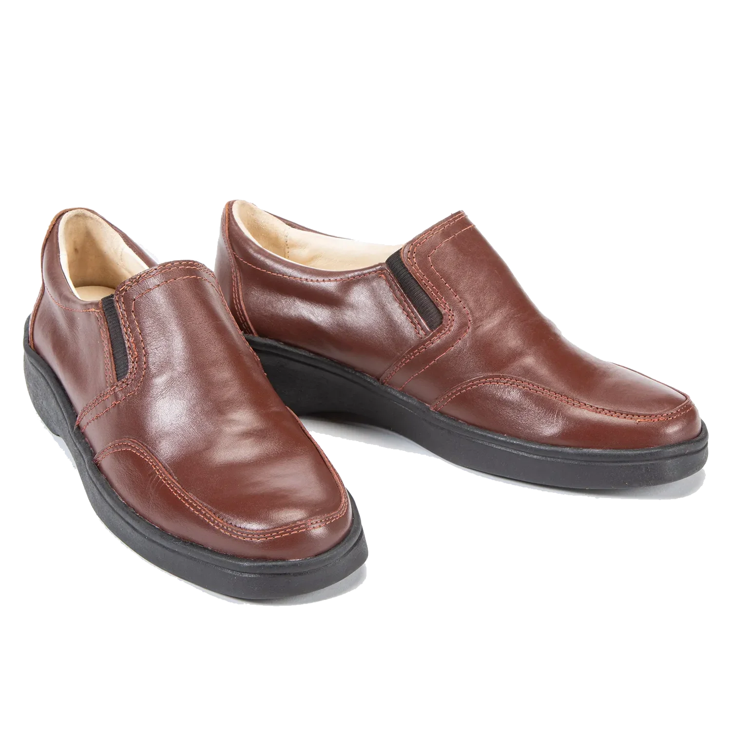 Zapato Mujer Confort Full Cuero Elástico