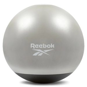 Pelota de pilates Reebok 75cm gris c/negro