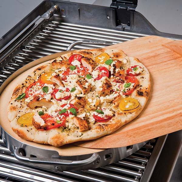 Piedra de Pizza con base de acero inoxidable con pala pizzera Broil King