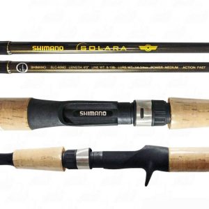 Caña De Spinning Shimano Solara 2 Tramos 2,10 mts 10-20 Lbs Compuesto