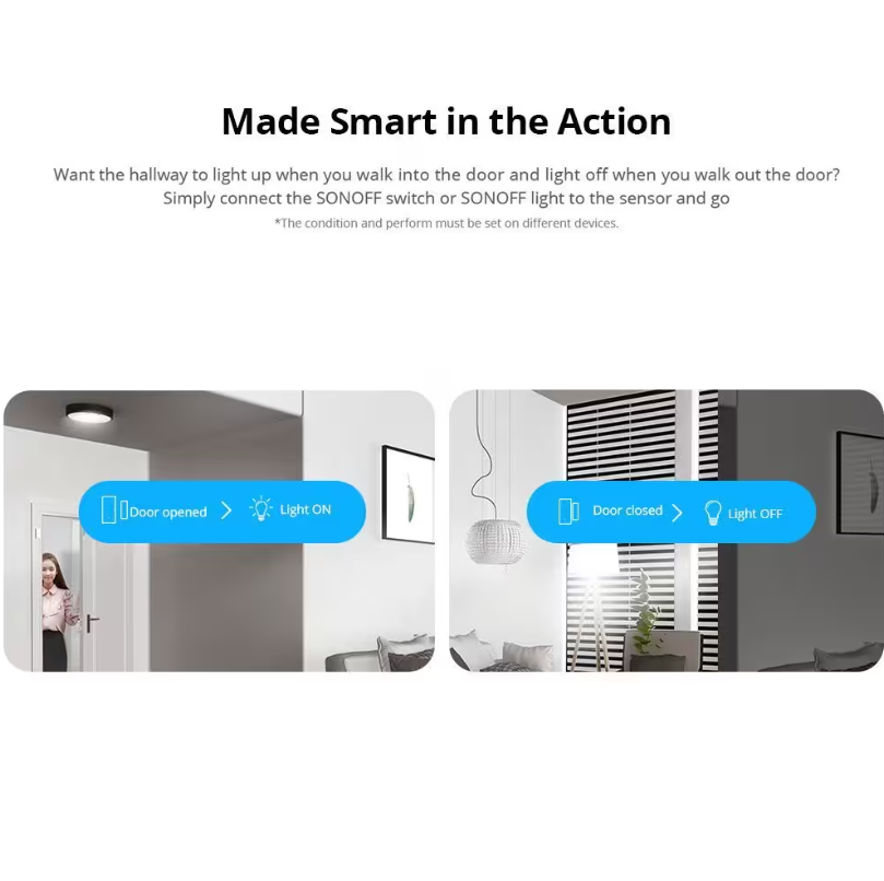 Sensor Magnetico Sonoff DW2 Puertas y Ventanas WiFi - Imagen 6