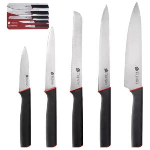 Set De Cuchillos Trento Essential 5 Piezas Giftbox Chef Cocina En Caja Imantada