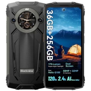 Smartphone Blackview Robusto BV8200 12gb (+24gb) / 256gb / 6.5″ / Doble Pantalla / linterna