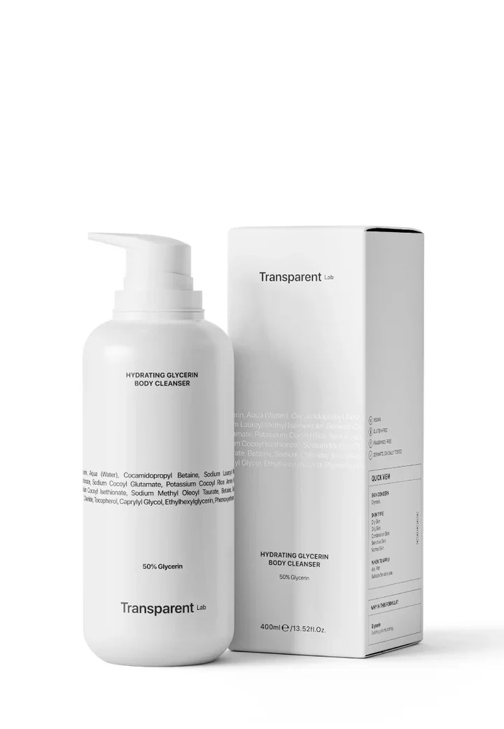 TRANSPARENT LAB | Hydrating Glycerin Body Cleanser – 400ml