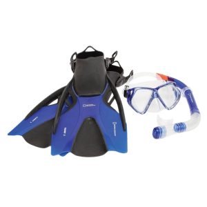 SET COMPLETO Máscara + Snorkel + Aletas TUNNY2 NAT GEO