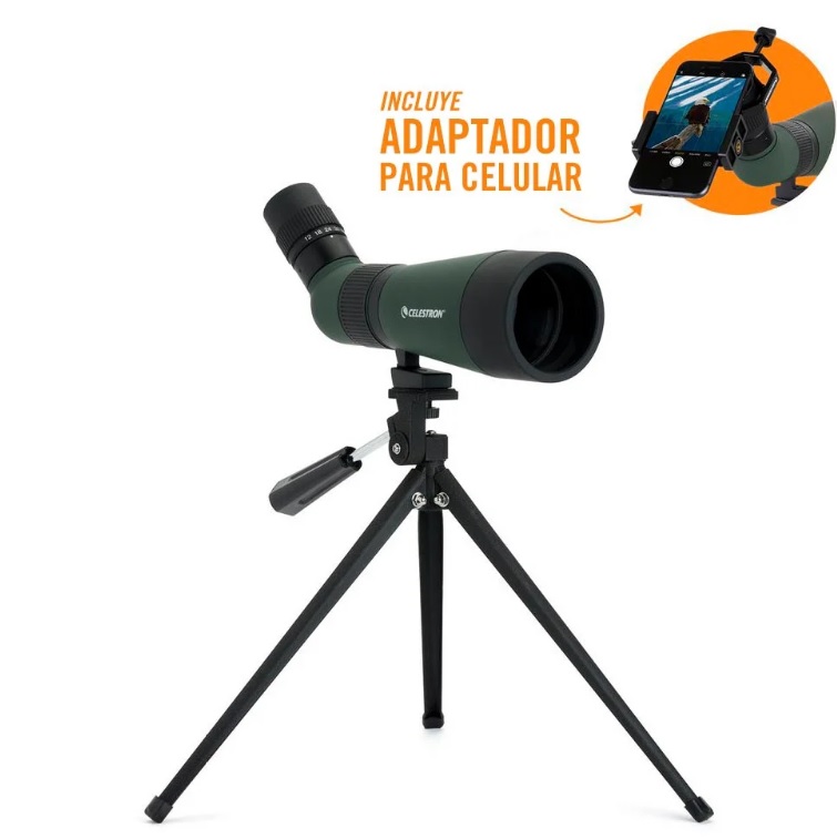 Telescopio Celestron Landscout 12-36×60 Con Tripode Y Adaptador Para Smartphone