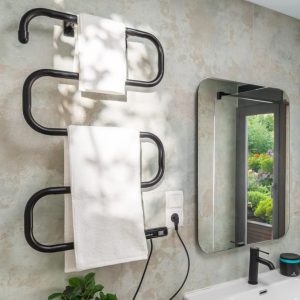 Toallero Calentador de Toallas Ready Warm 500 Towel Black Cecotec