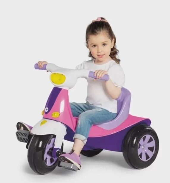 Triciclo Calesita Velocita 2 En 1 Rosa