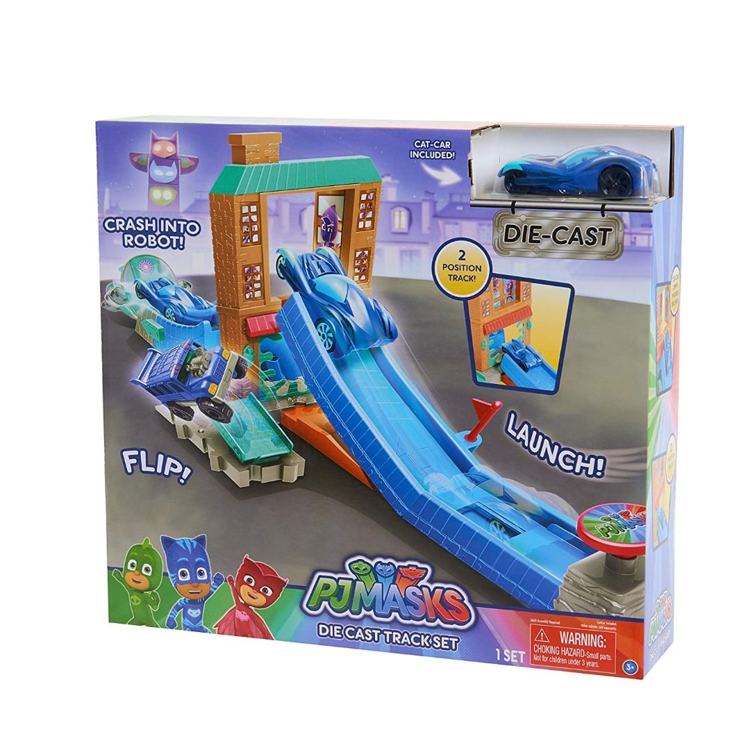 Pistas de Autos Pj Masks Lanza y Gira y con 2 Posiciones - Imagen 4