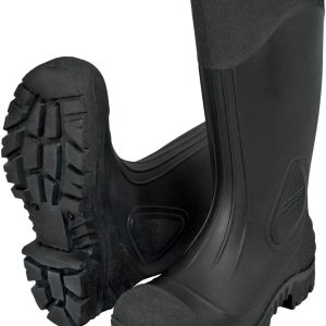 Botas de Jardinero Pvc Negro Interior Algodon