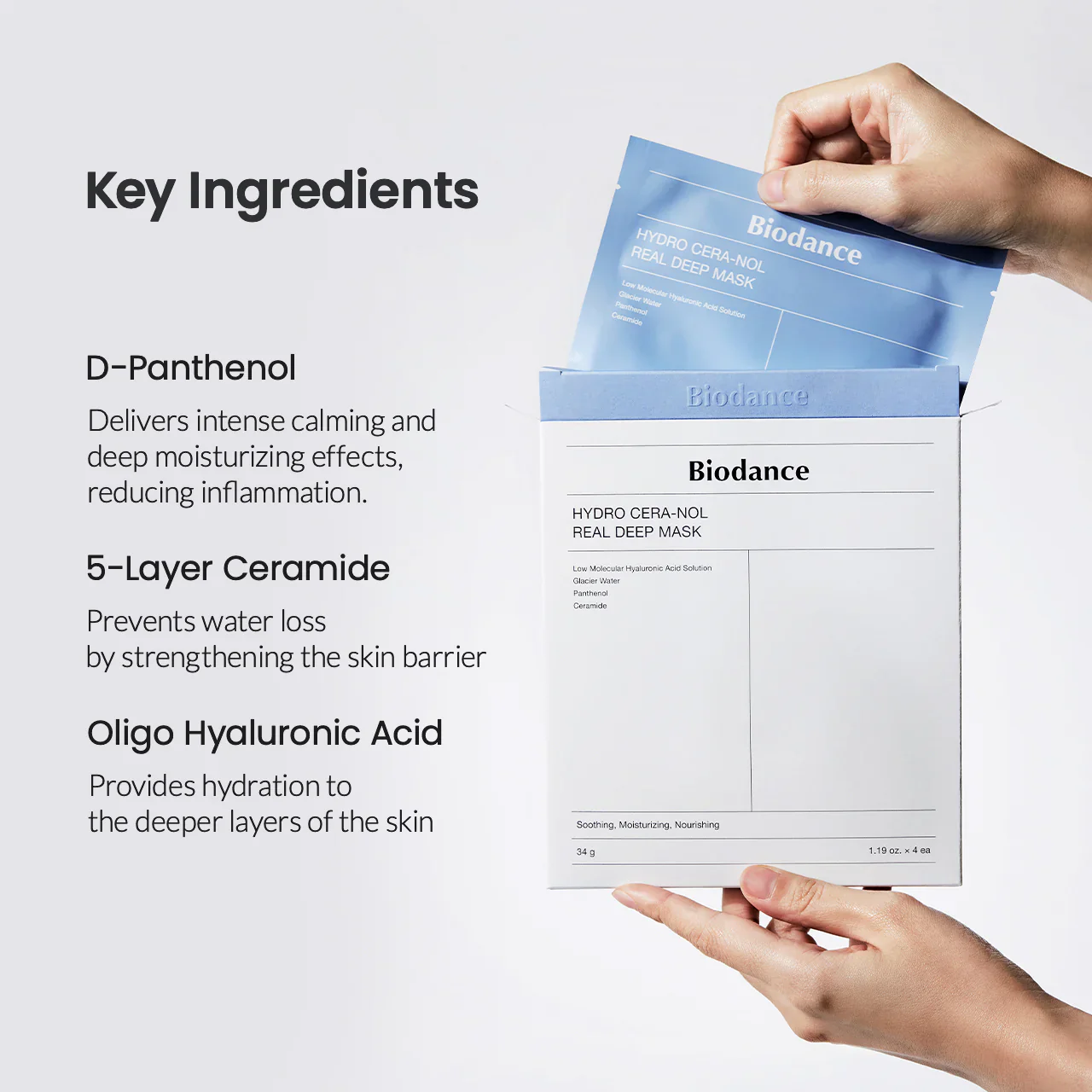 BIODANCE | Hydro Cera-nol Real Deep Mask - 4ud - Imagen 6