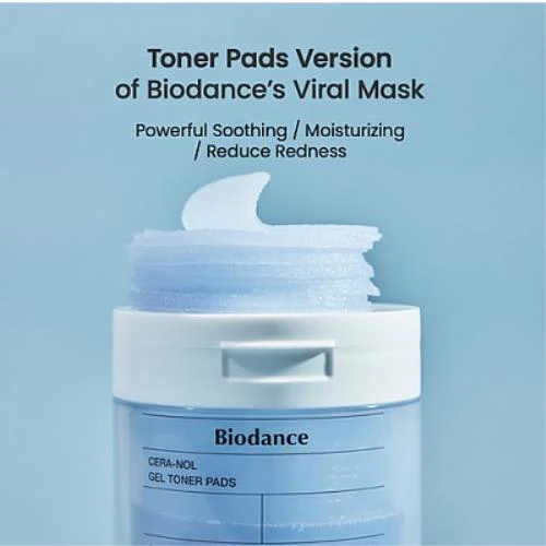BIODANCE | Cera-nol Gel Toner Pad – 60ud