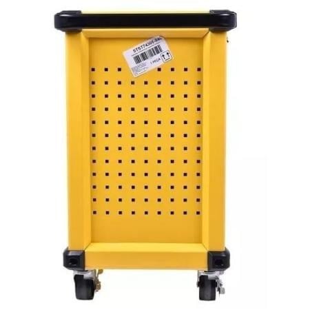 Carro de Herramientas Stanley Gabinete Rodante Métalico 4 Gavetas 1 Puerta