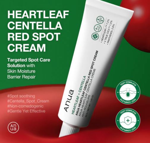 ANUA |  Heartleaf Centella Red Spot Cream – 30ml