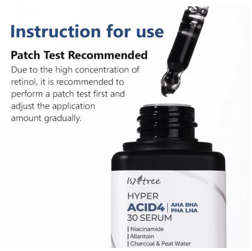 ISNTREE | Hyper Acid4 30 Serum AHA / BHA / PHA / LHA – 20ml