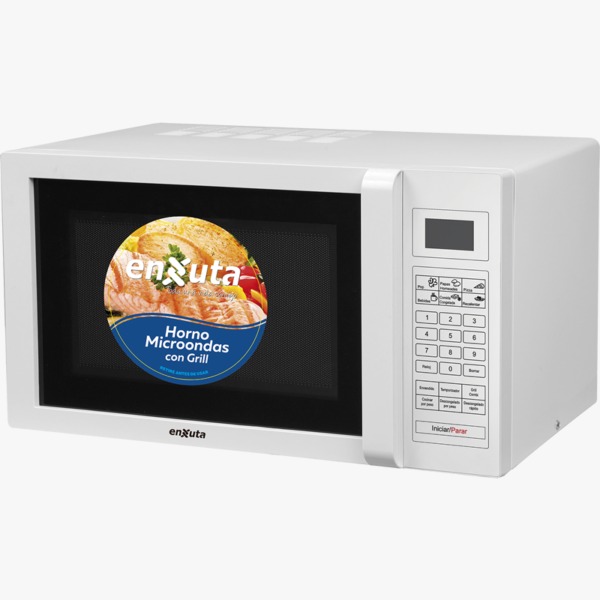 Microondas Enxuta Digital con Grill Cap. 25 Litros