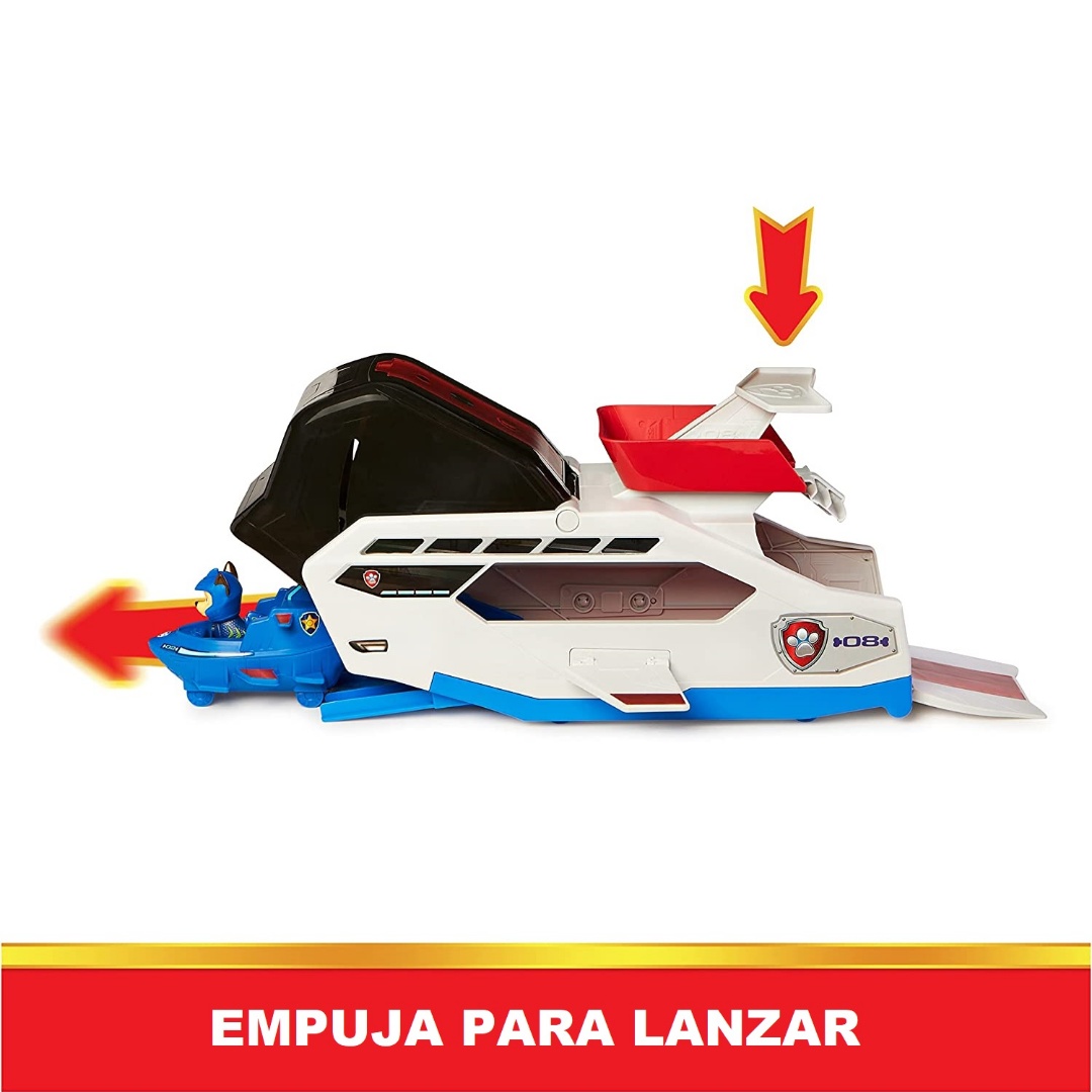 Vehículo Aqua Pups Ballena Patroller Paw Patrol 17777